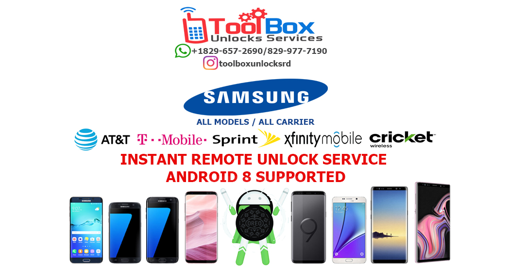 SAMSUNG GALAXY FOLD (AT&T/CRICKET/XFINITY/SPECTRUM) UNLOCK SERVICE